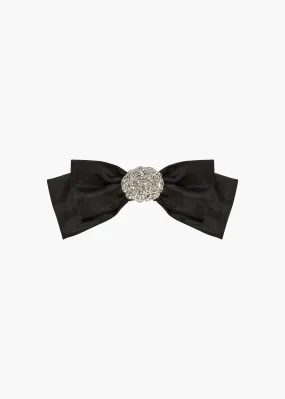 Gillian Bow Barrette -- Black