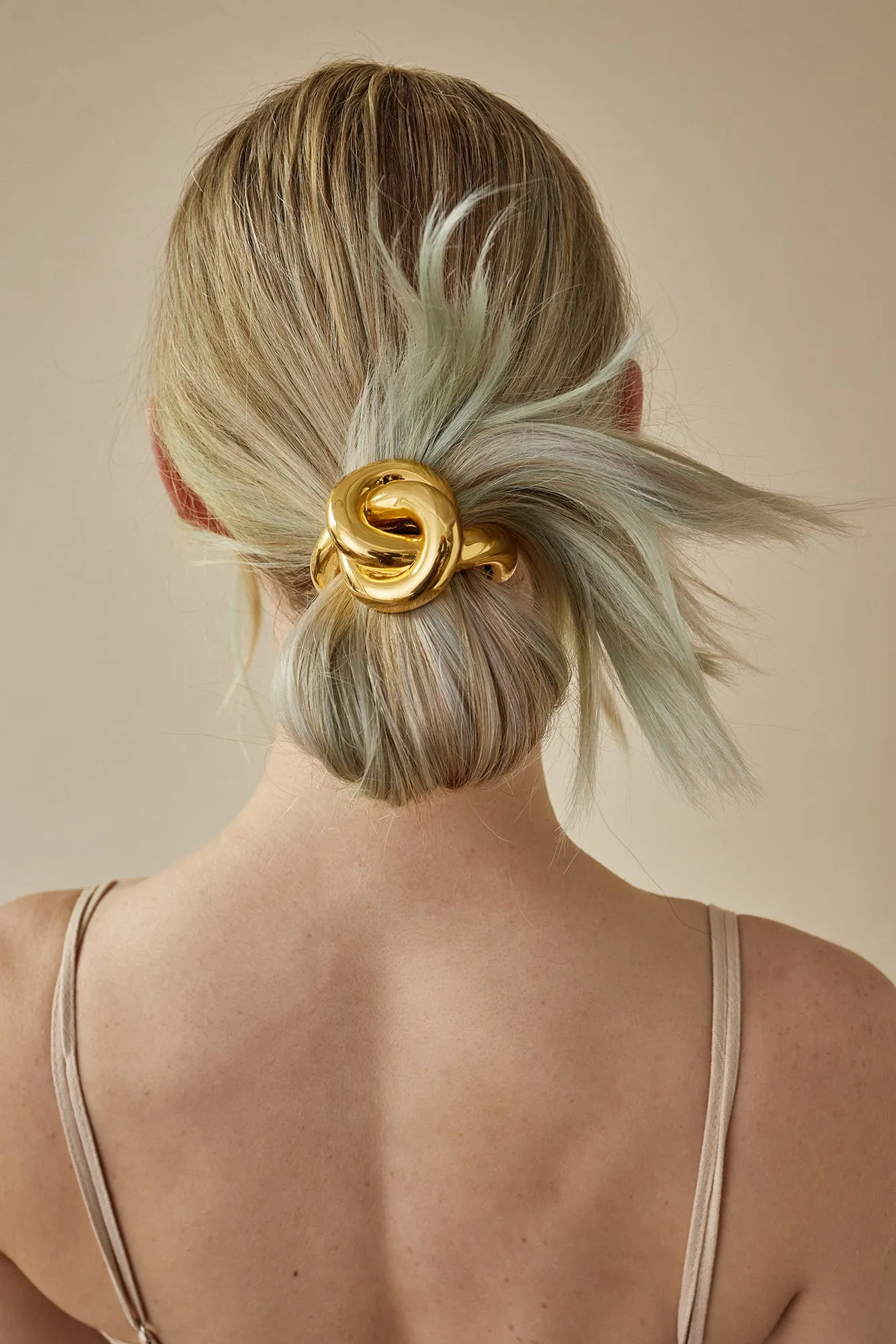 Glossy Knot Pony Cuff