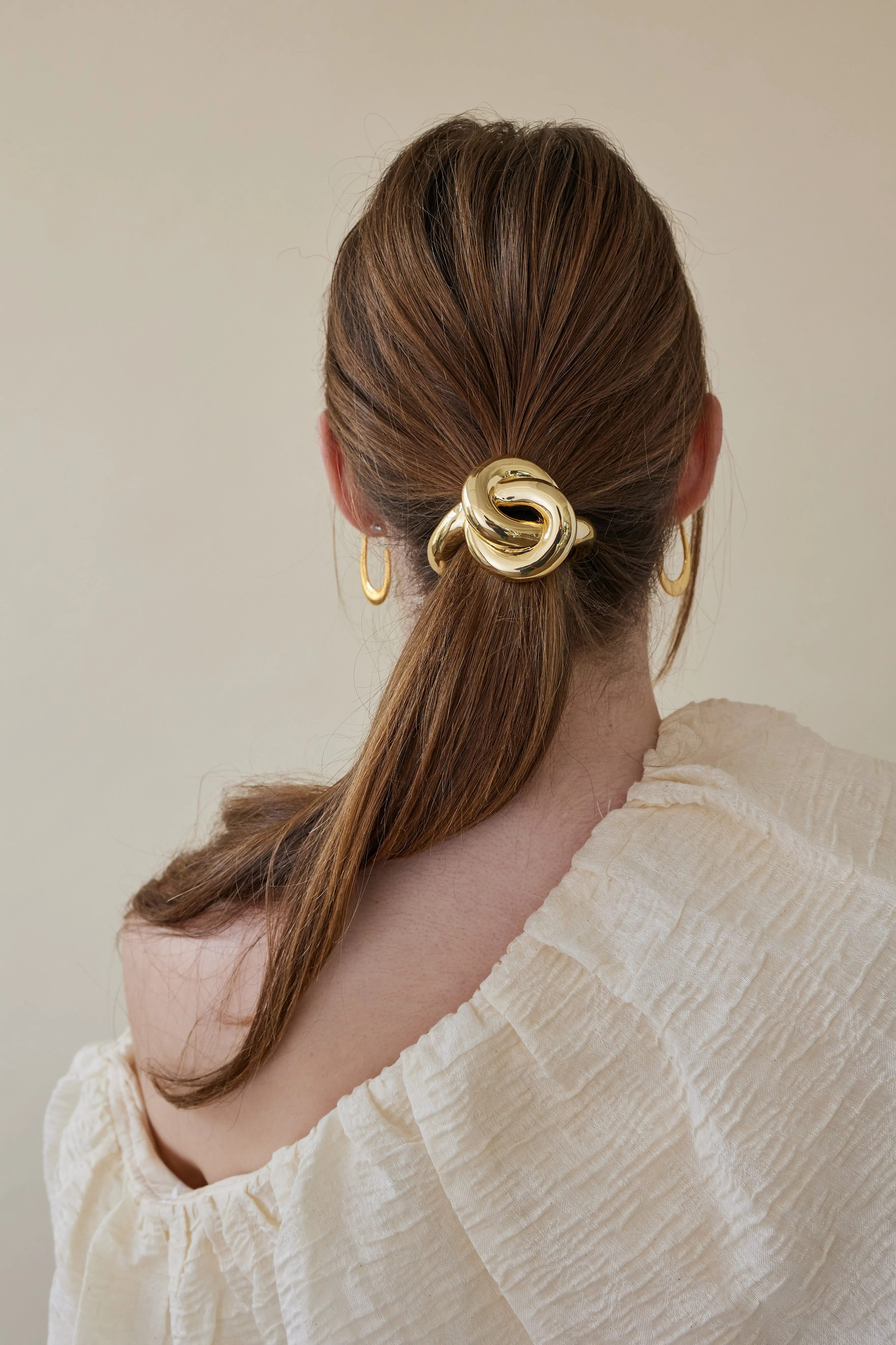 Glossy Knot Pony Cuff