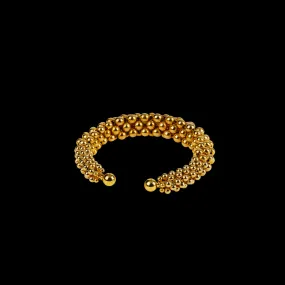 Gold Artemisia Orbit Supple Cuff