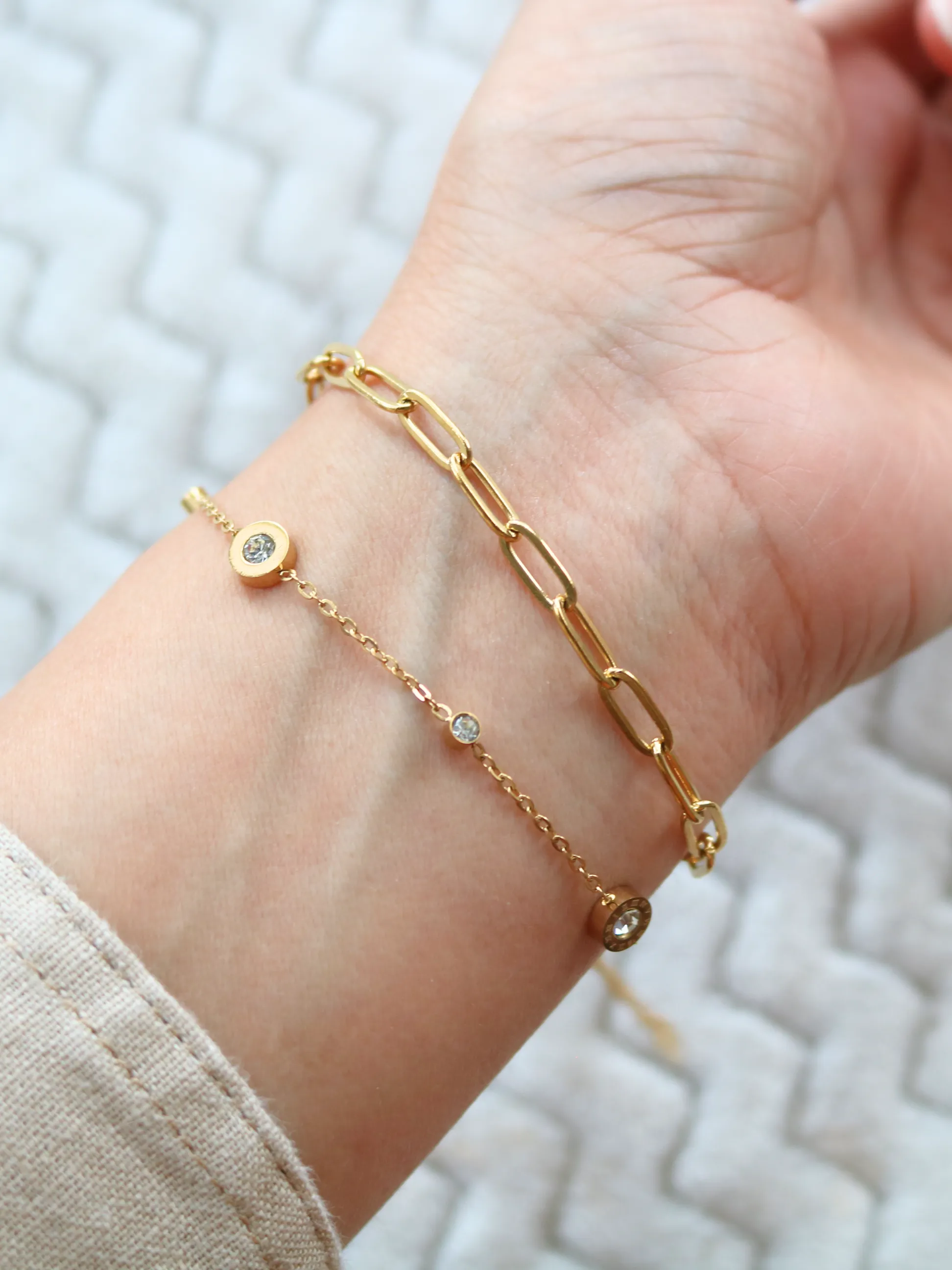 Gold Charm Bracelet