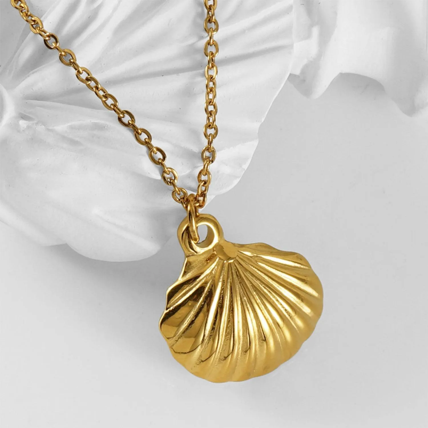 Gold Insect Pendant Necklace - Statement Necklace