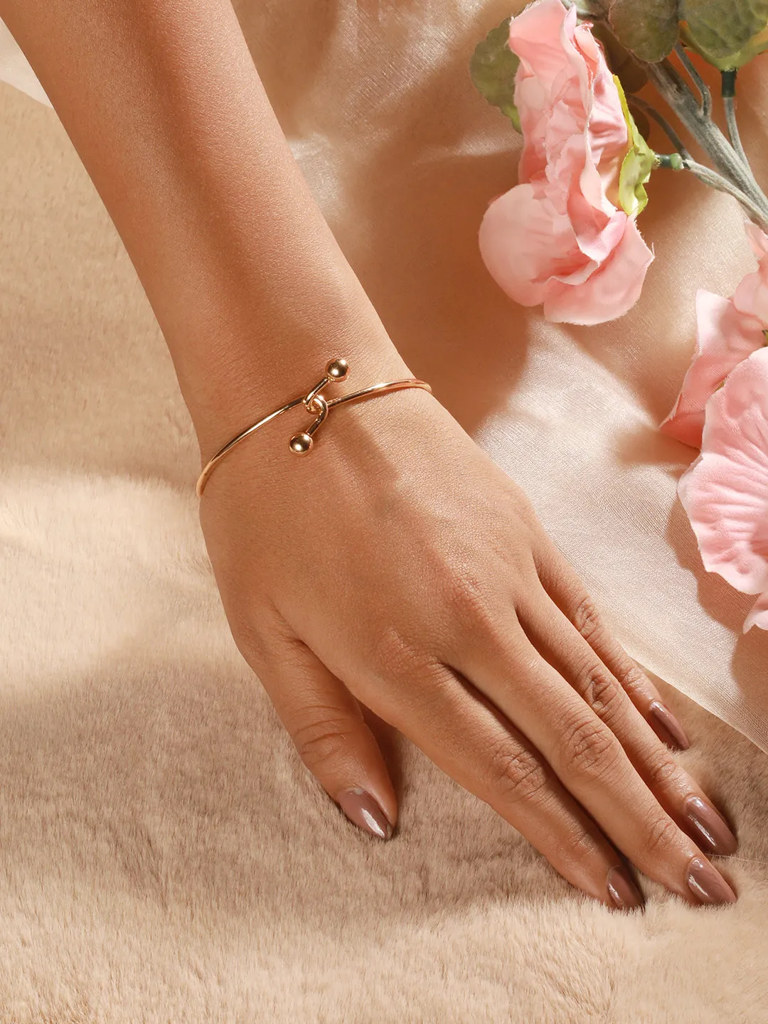 Gold-Plated Cuff Bracelet