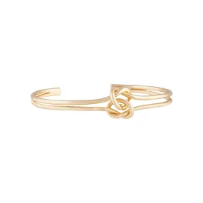 Golden Double Infinity Cuff