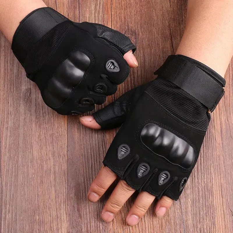 Half Finger Men's Gloves Outdoor Military Tactical Gloves Sports Shooting Hunting Airsoft Motorcycle Cycling Gloves