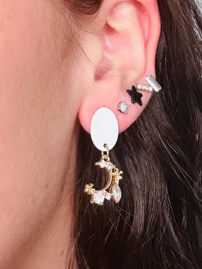 Half Moon Earrings