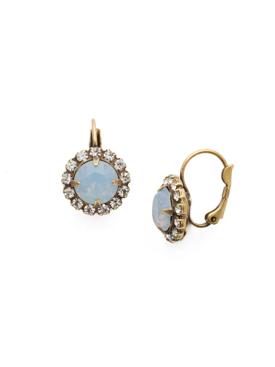 Haute Halo Dangle Earrings - EDL10AGABO