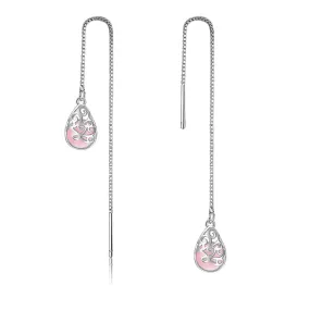 Hullera Blush Threader Earrings