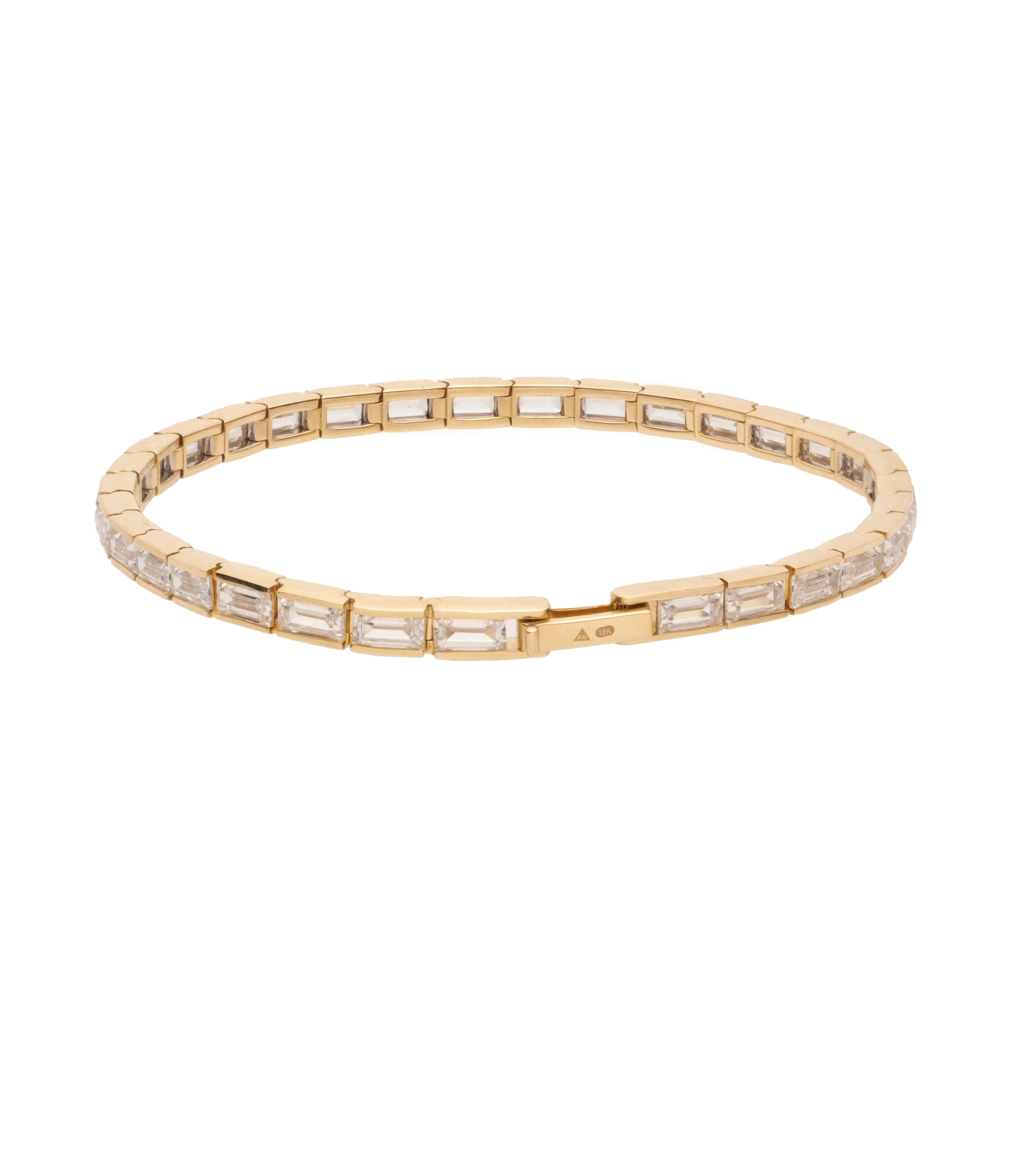 Internal Compass : Diamond Baguette Bracelet