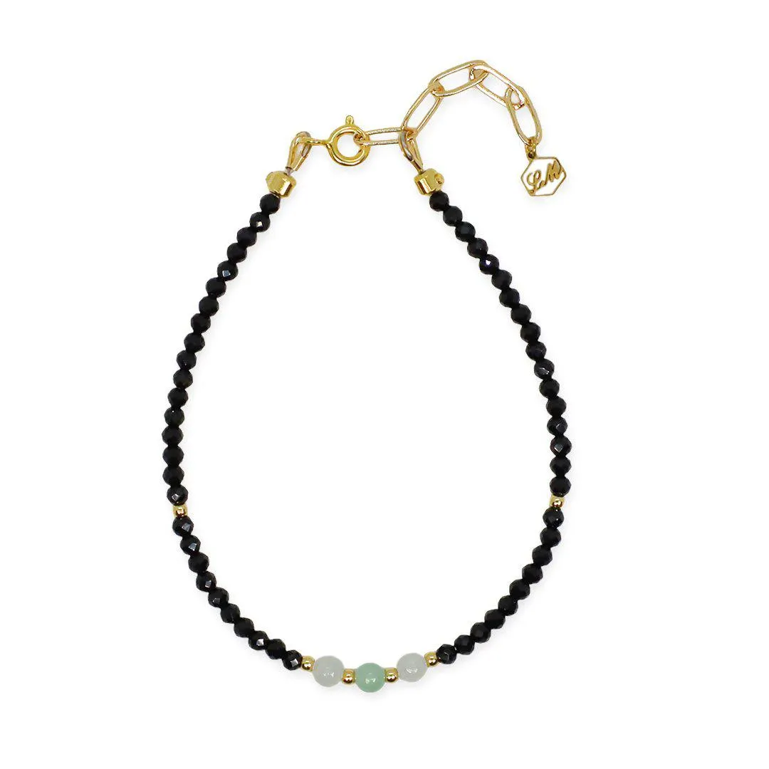 Jade & Onyx Bracelet