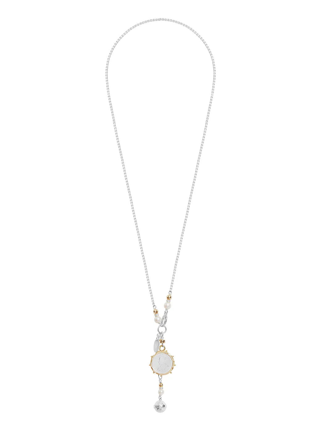 Jupiter Necklace with Gold Encased Coin