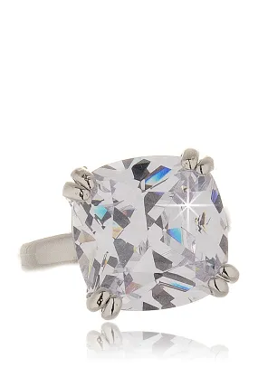 KENNETH JAY LANE BEATRICE Square Zirconia Ring