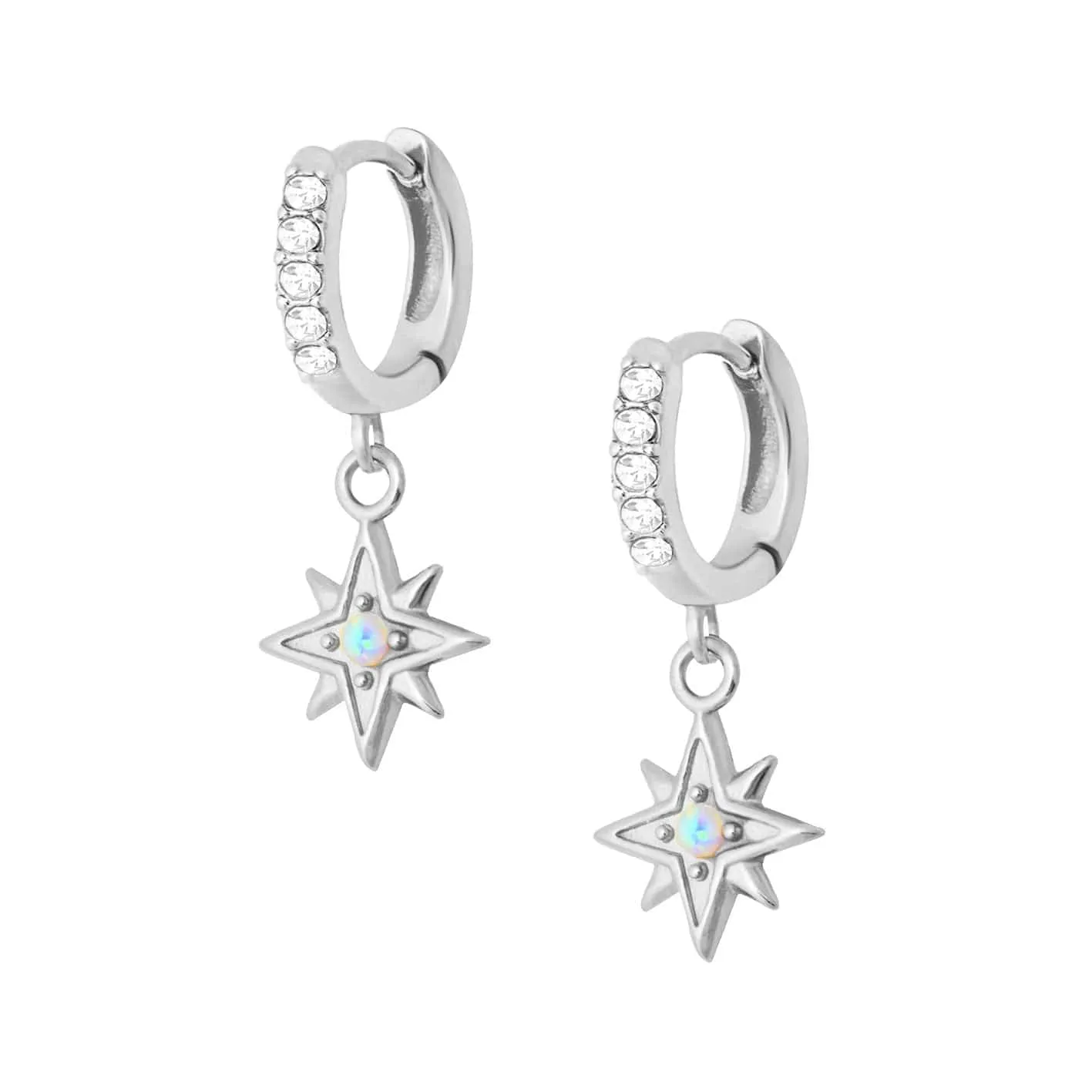 Kerry Opal Hoop Earrings