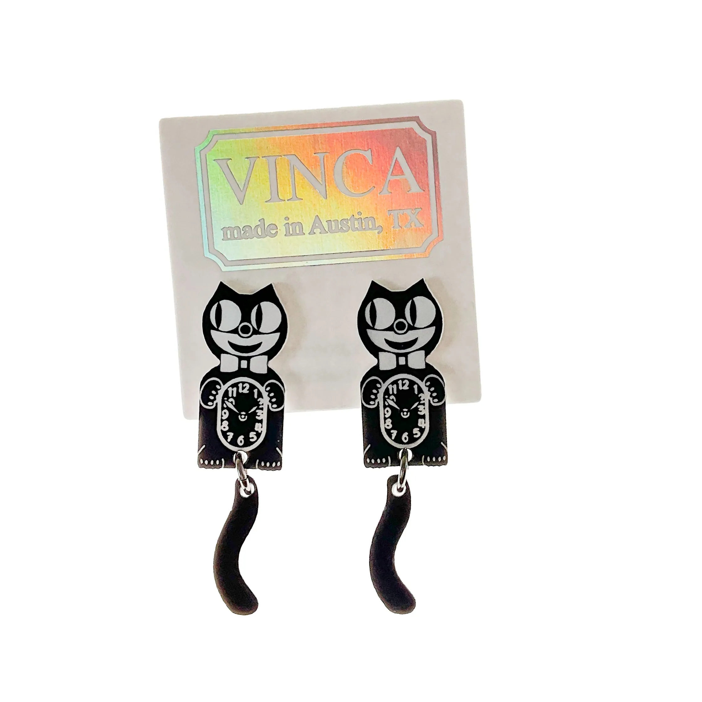 Kitten CLAW-K Officially licensed Kit-Cat Klock® earrings