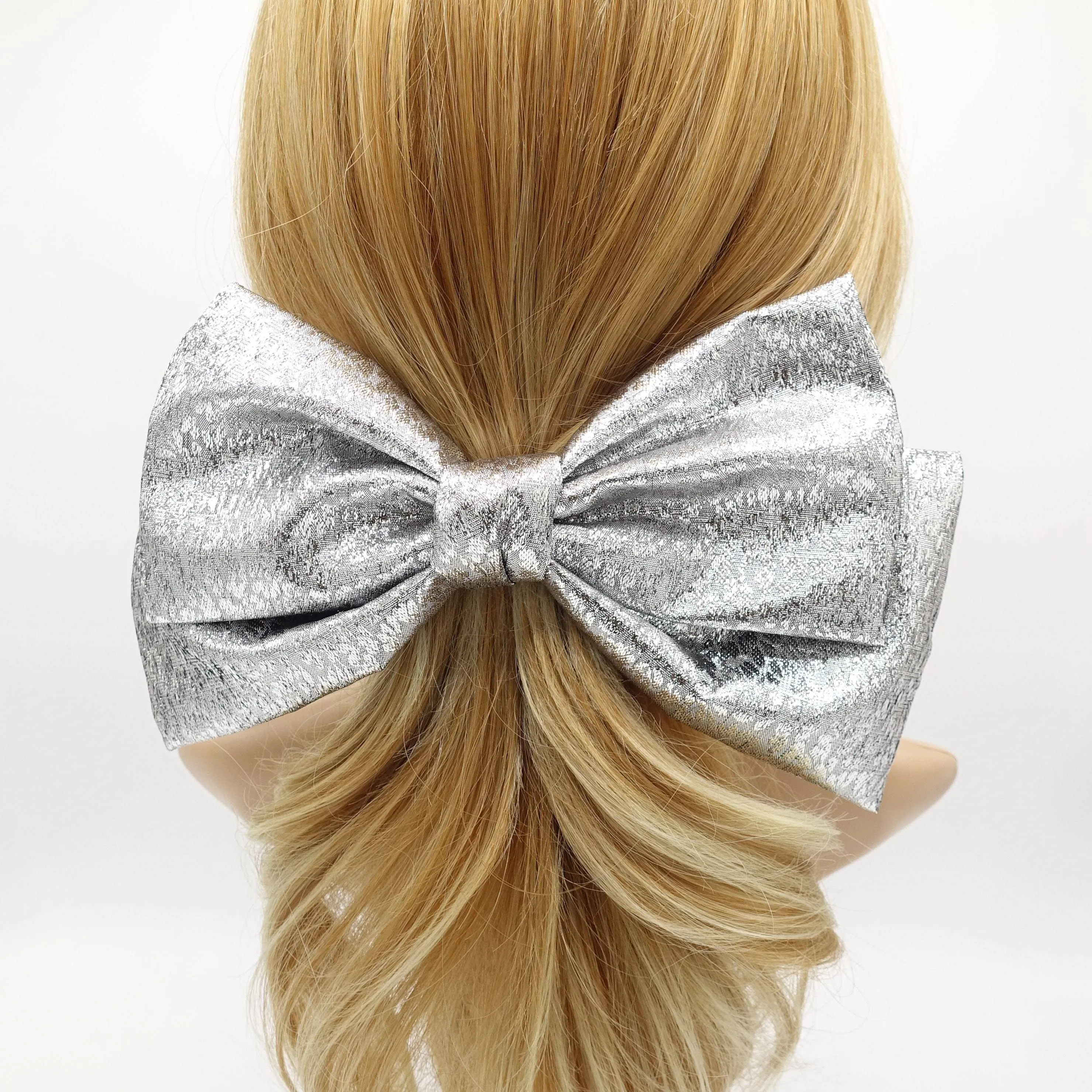 lame hair bow event hair bow for a women