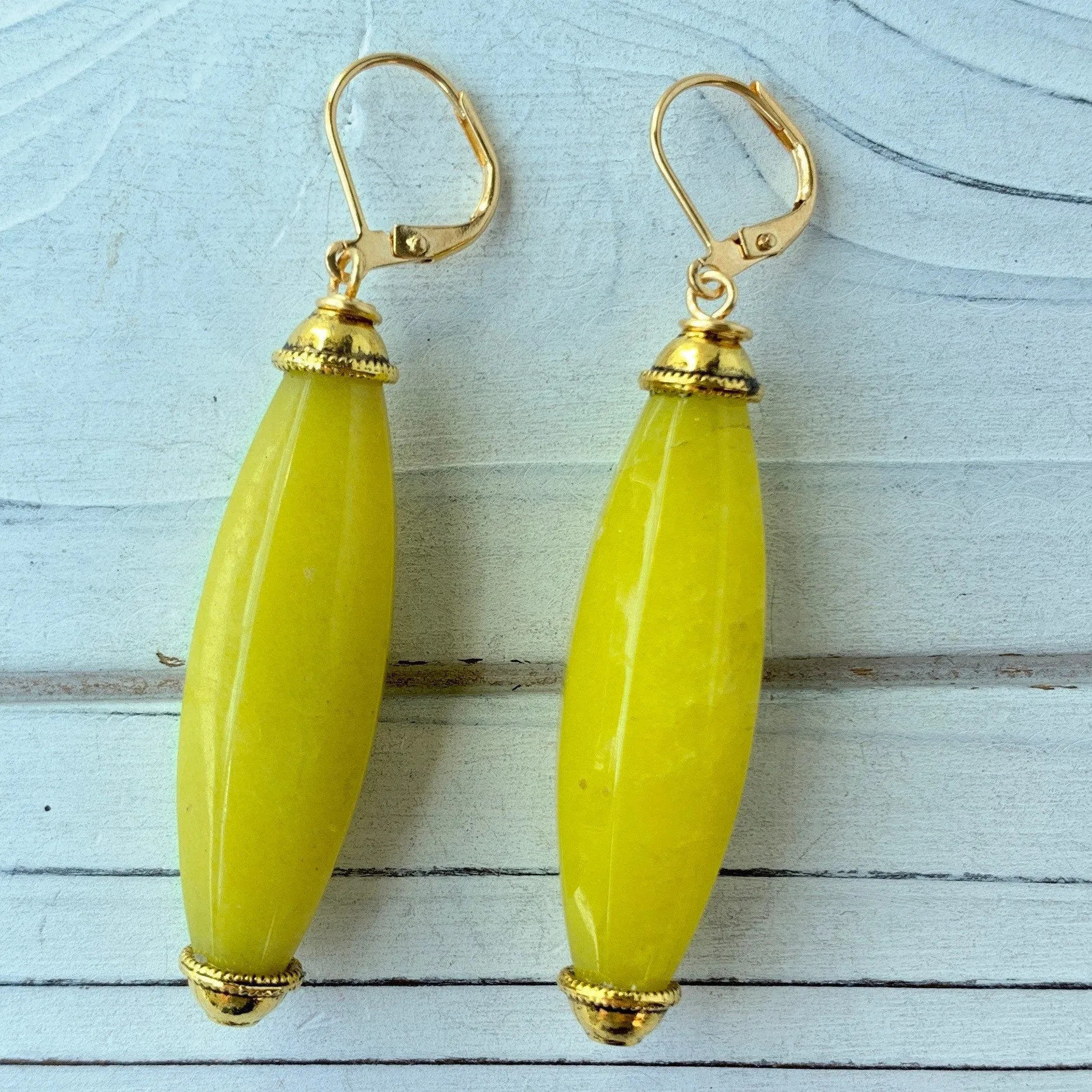 Lantern Drop Earrings - 5 Color Options