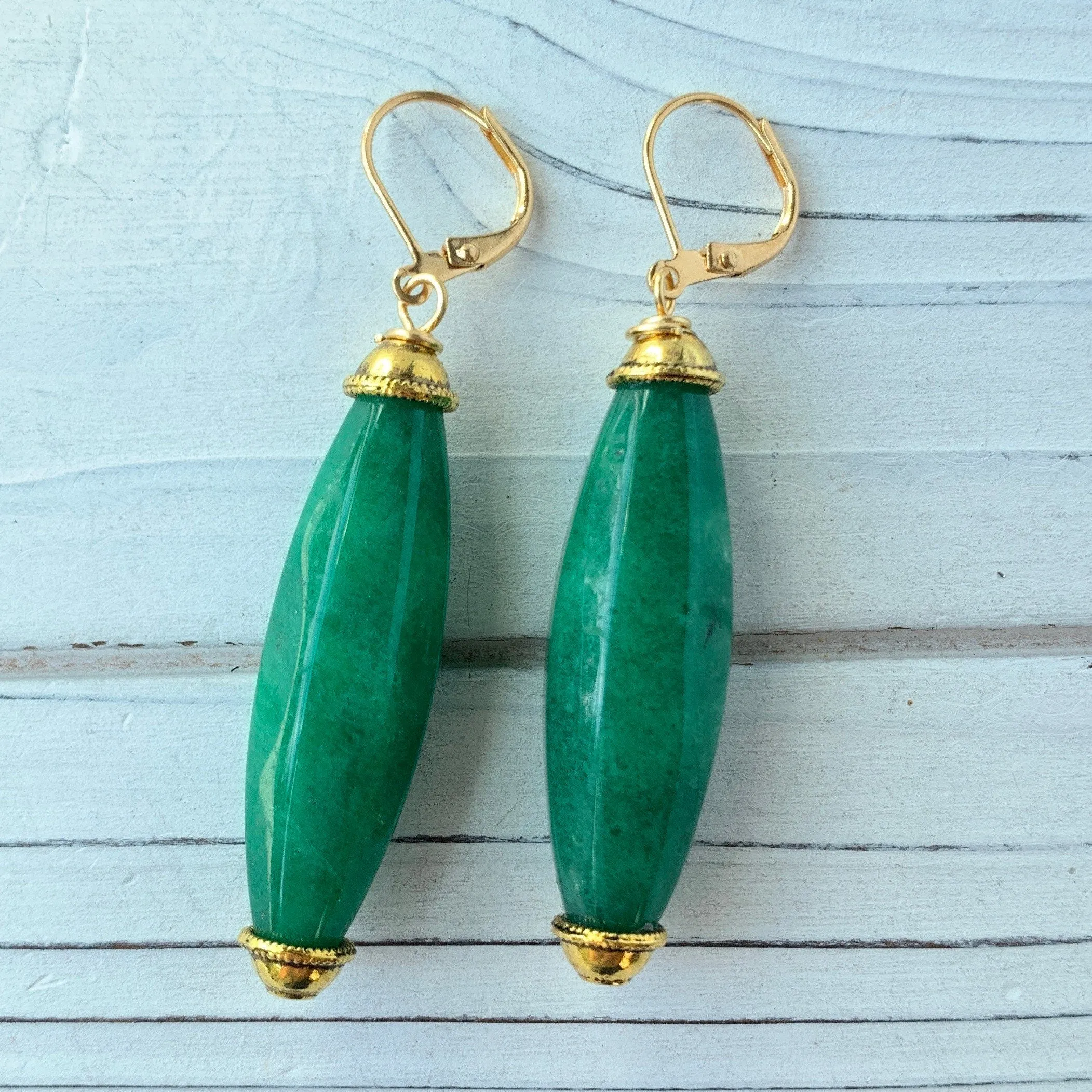 Lantern Drop Earrings - 5 Color Options