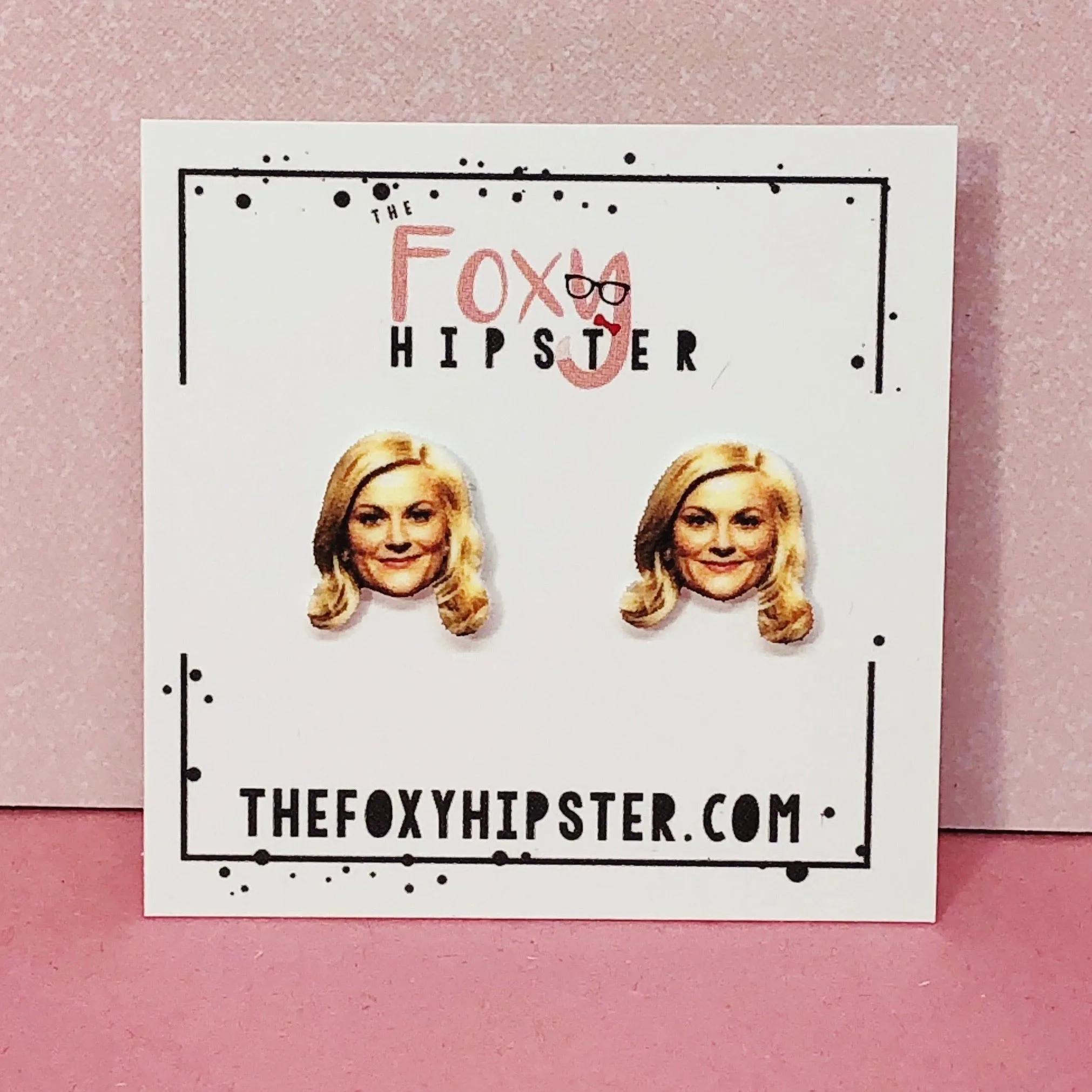 Leslie Knope Inspired Stud Earrings