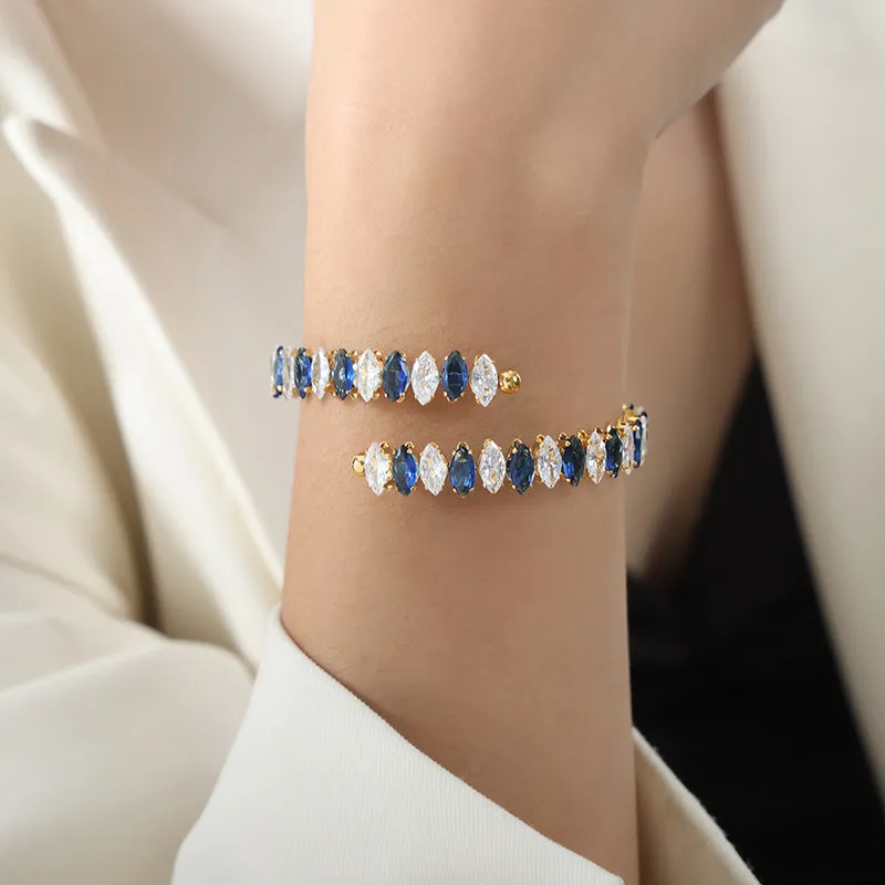 Luxurious Light Luxury Zircon Bracelet for Women