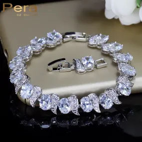 Luxury 925 Sterling Cubic Zirconia Bridal Jewelry