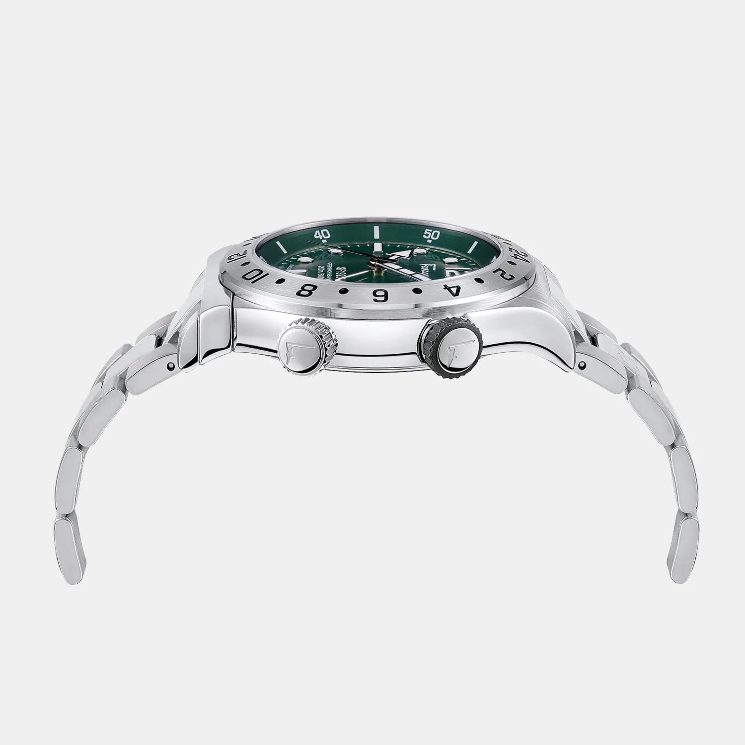 Men Green Analog Stainless Steel Watch SFMZ00422