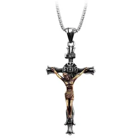 Men's Christian Necklace <br> Jesus INRI