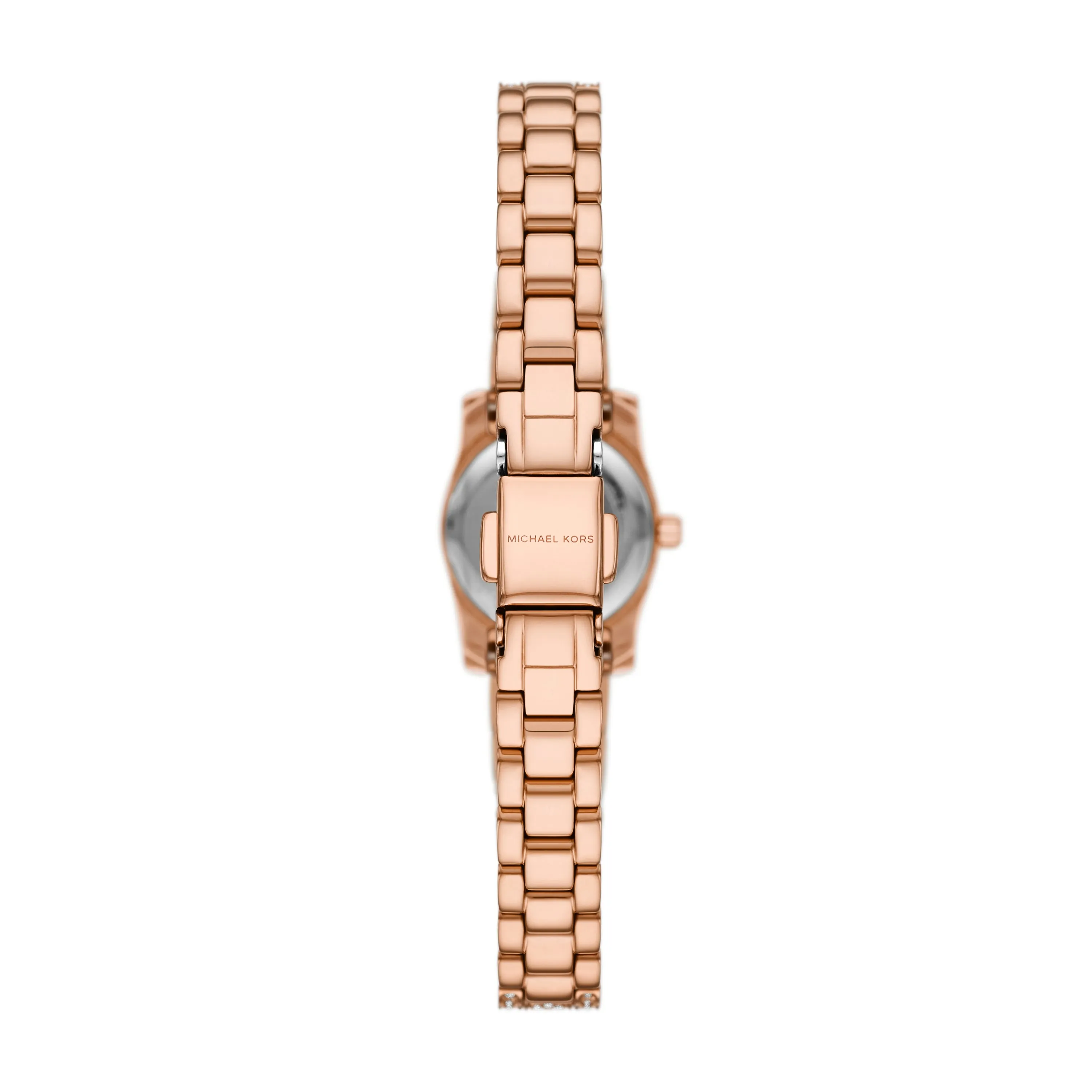 Michael Kors Lexington Three-Hand Rose Gold-Tone Stainless Steel Watch MK4863