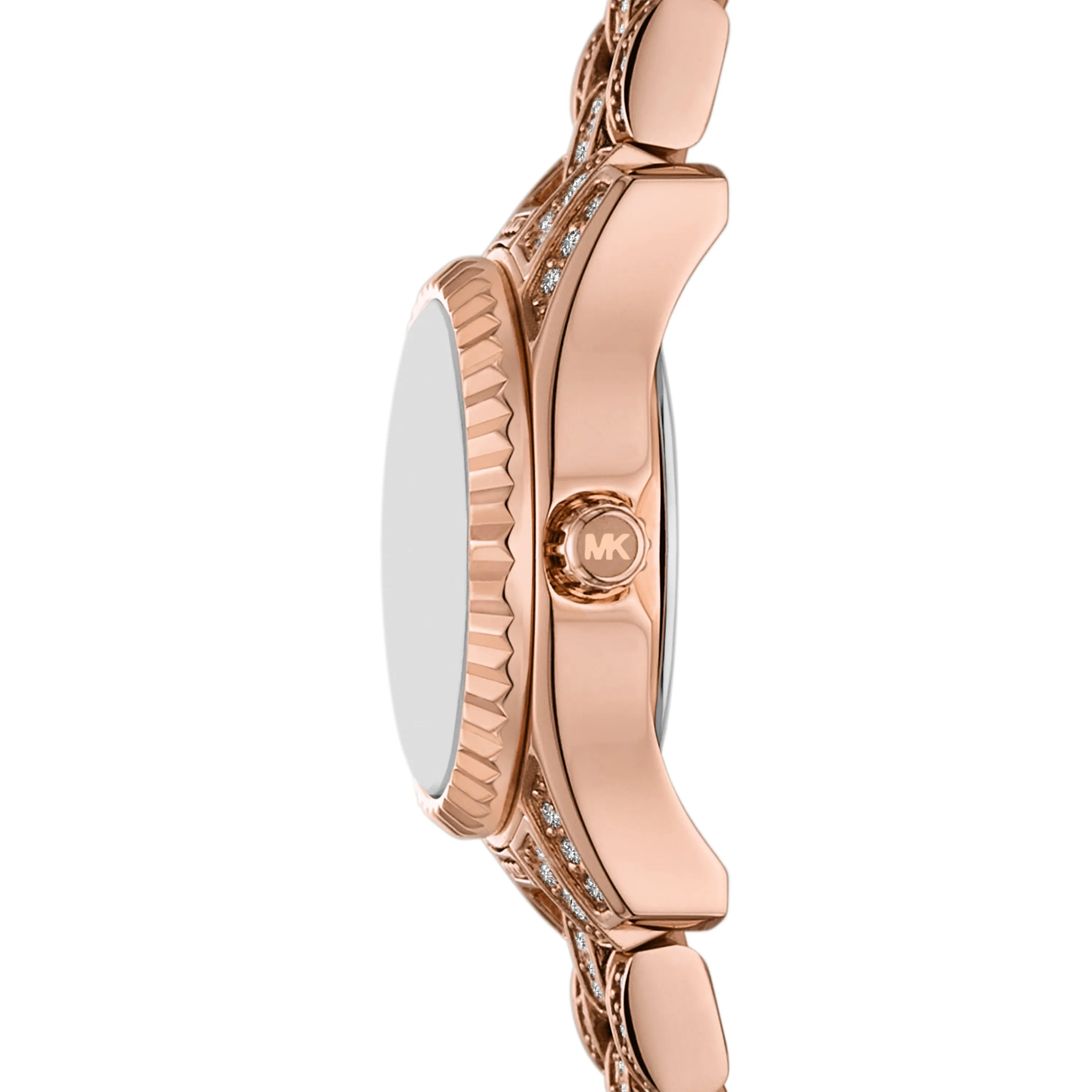 Michael Kors Lexington Three-Hand Rose Gold-Tone Stainless Steel Watch MK4863