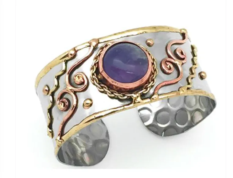 Mixed Metal Cuff Bracelet