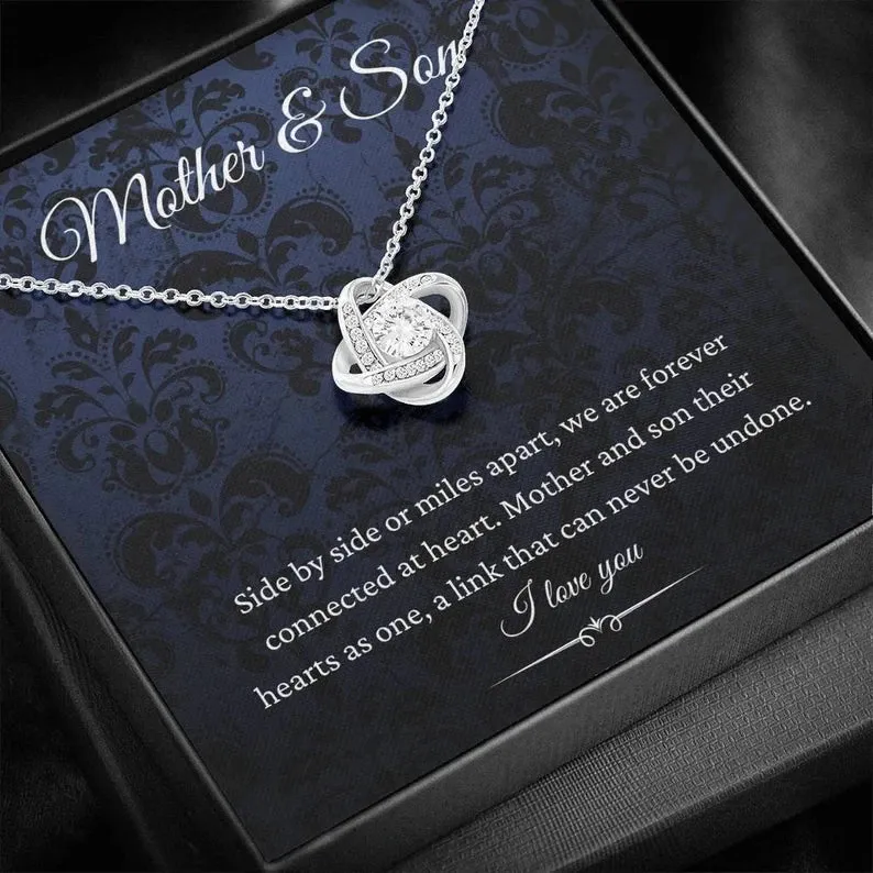 Mother & Son necklace, Gifts For Mom From Son, Mom Necklace, From Son Sentimental Gift For Mom