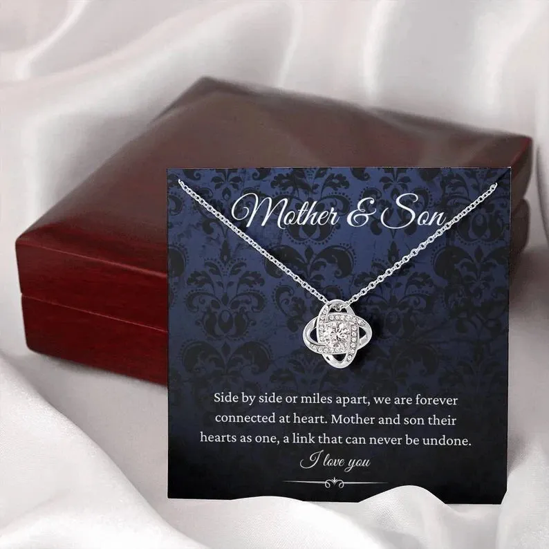 Mother & Son necklace, Gifts For Mom From Son, Mom Necklace, From Son Sentimental Gift For Mom