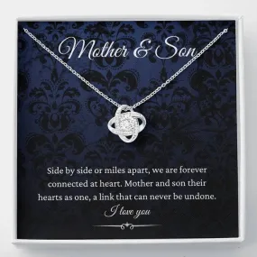 Mother & Son necklace, Gifts For Mom From Son, Mom Necklace, From Son Sentimental Gift For Mom