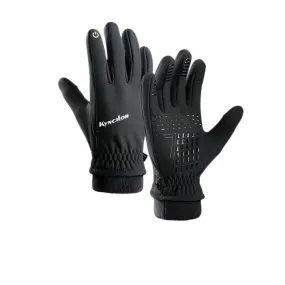 Motorcycle Gloves Full Finger Men's Gloves Thermal Warm Cycling Gloves Outdoor Bicycle Ski Gloves For Camping Hiking