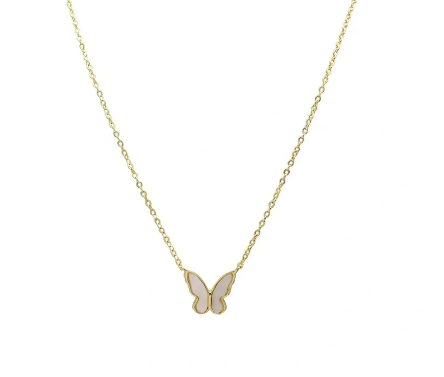 Necklace - Golden Butterfly