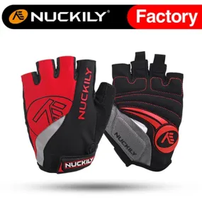 Nuckily MC-PC01 Mycycology Half Finger Cycling Biking Motorbike Gloves - Red