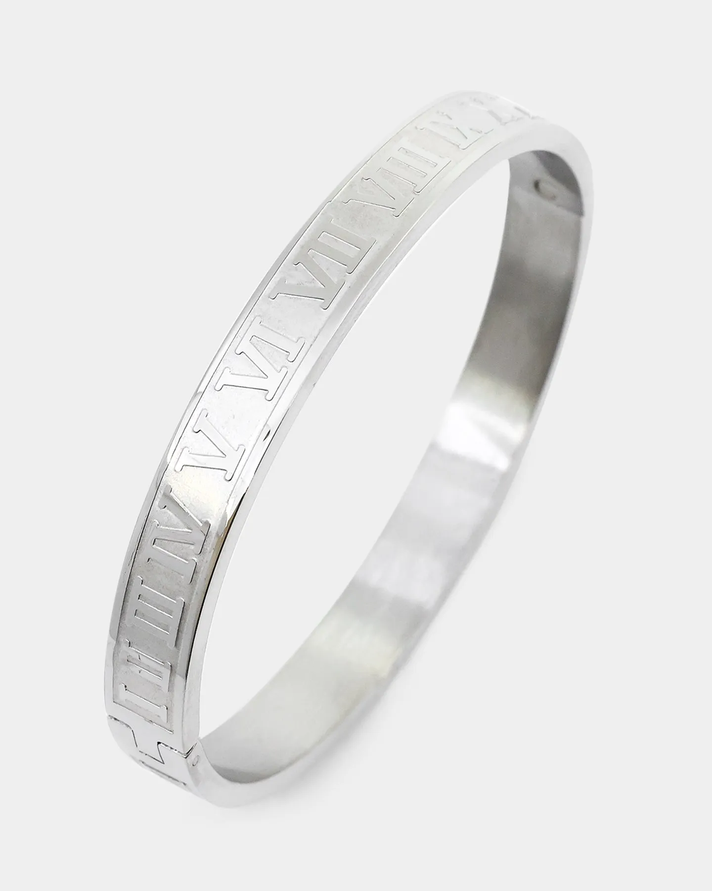 NXS Numerical Bracelet White Gold