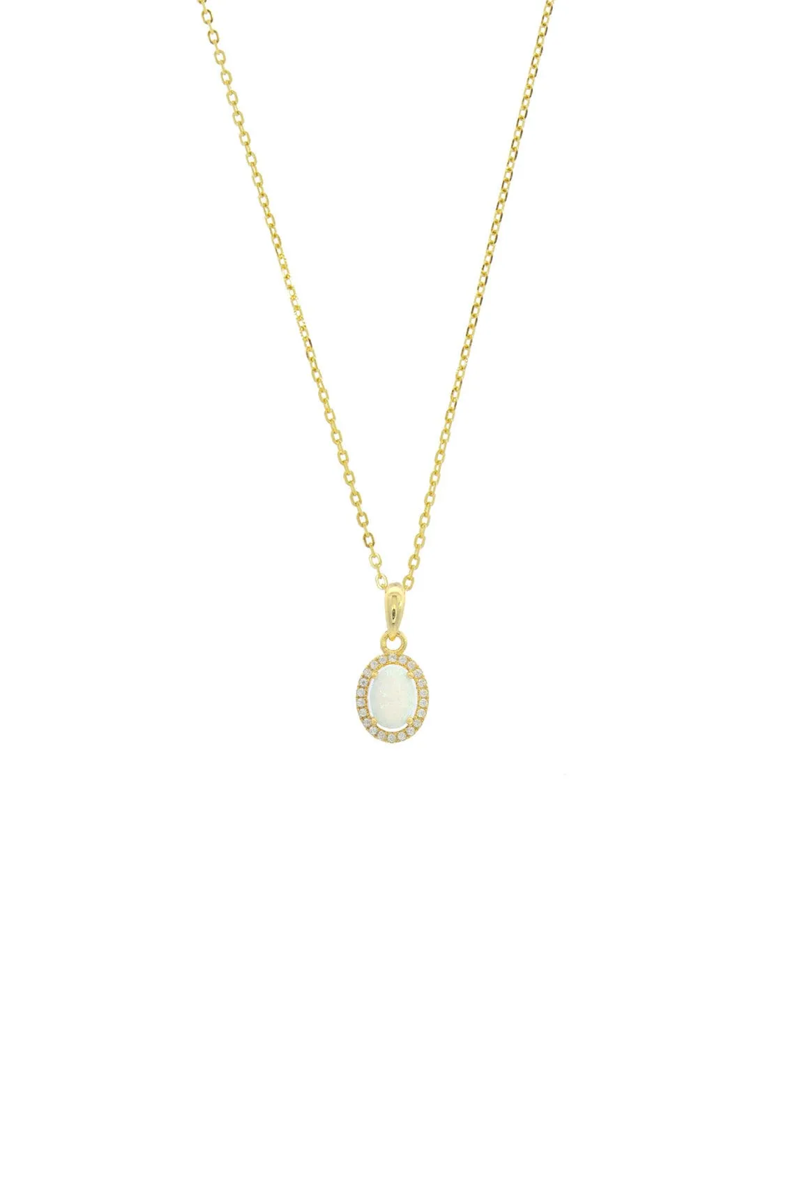 OPAL GLOW BLACKWATTLE WHITE CREATED OPAL PENDANT GOLD