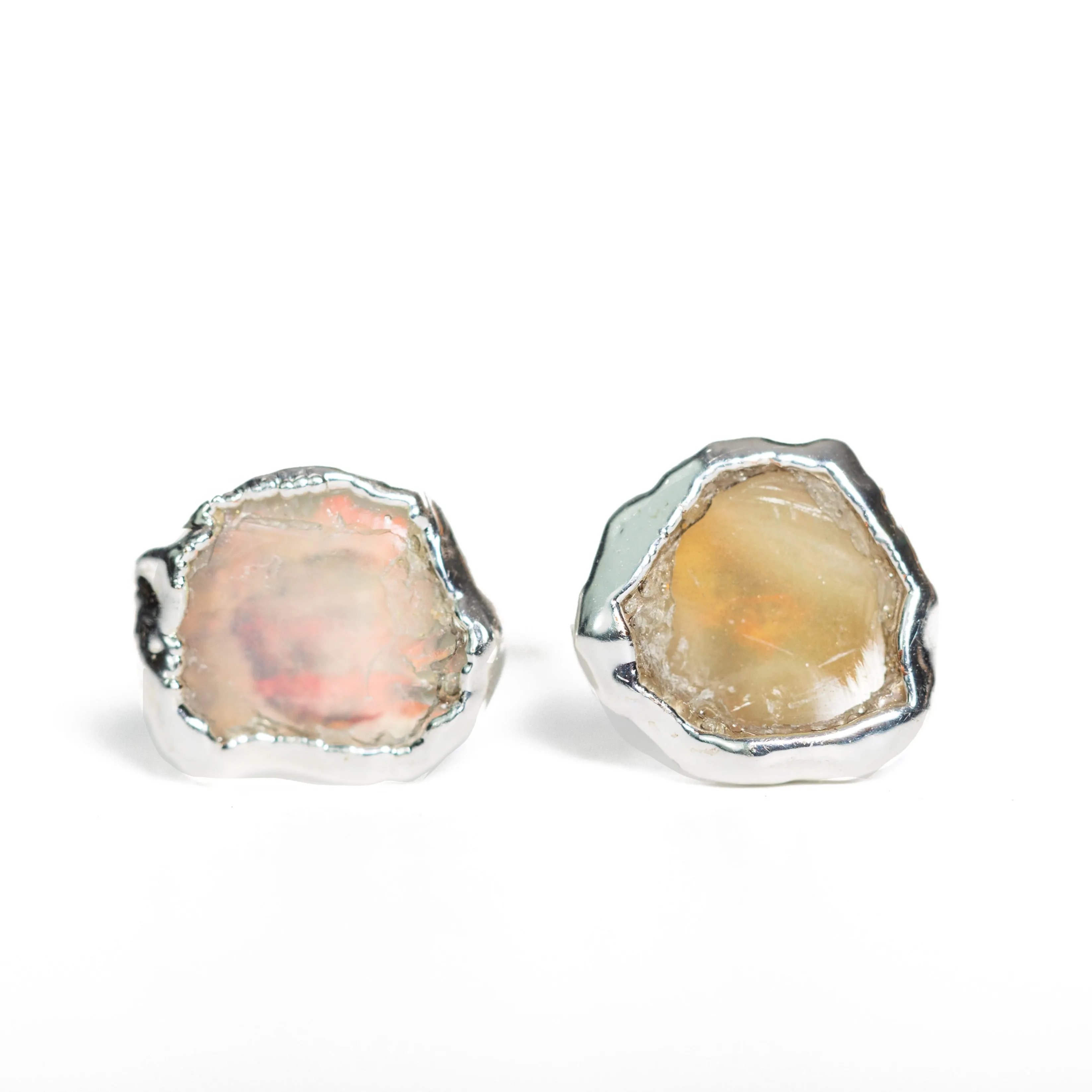 Opal Raw Crystal Luxe Earrings