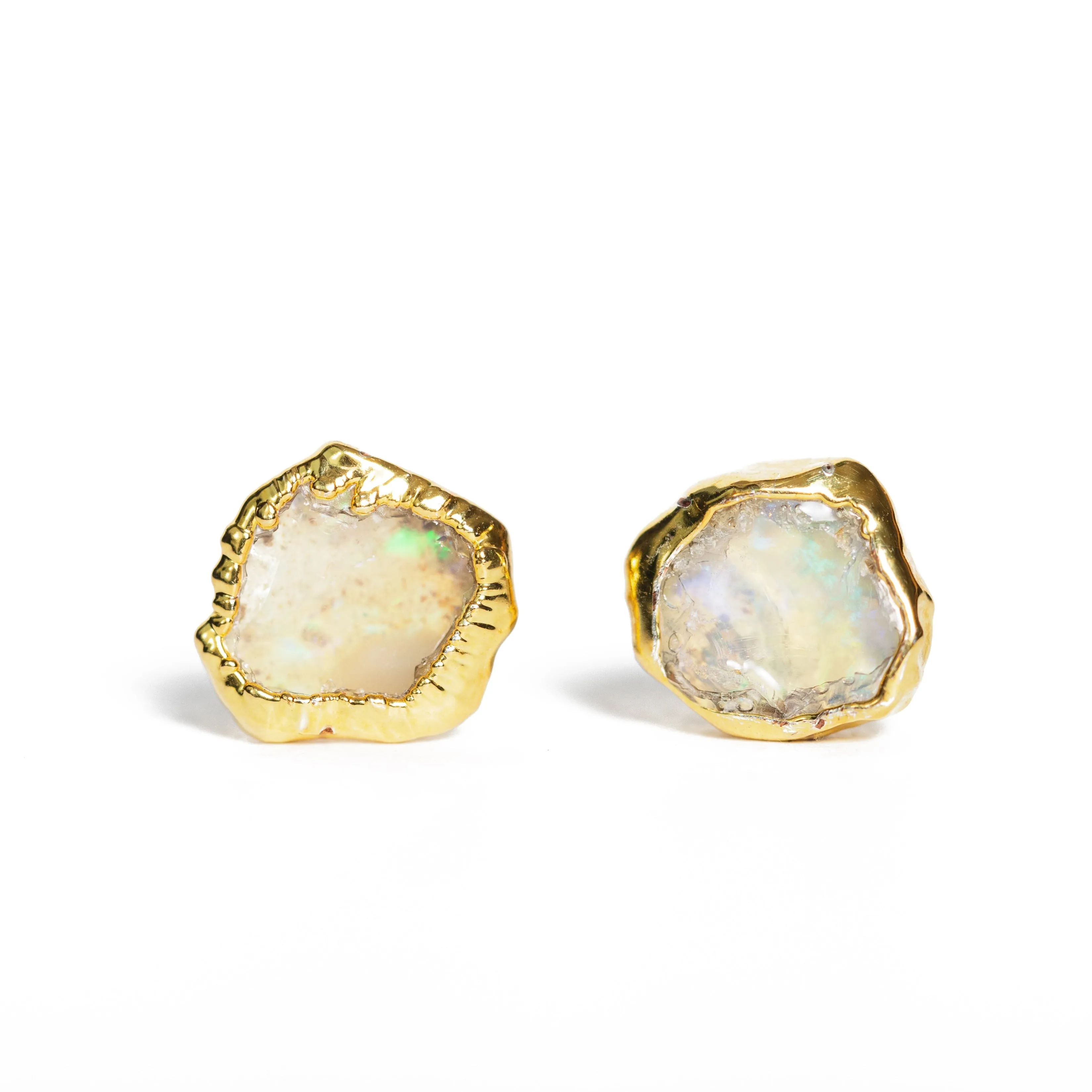 Opal Raw Crystal Luxe Earrings