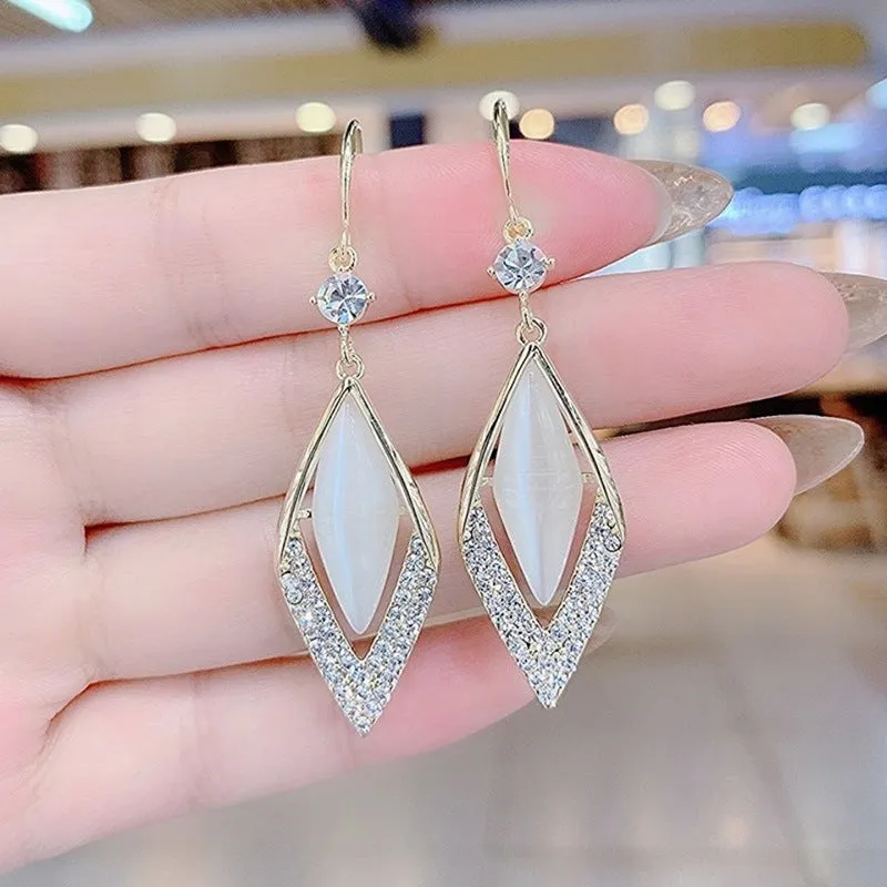 Opaline Diamond Earrings for Women