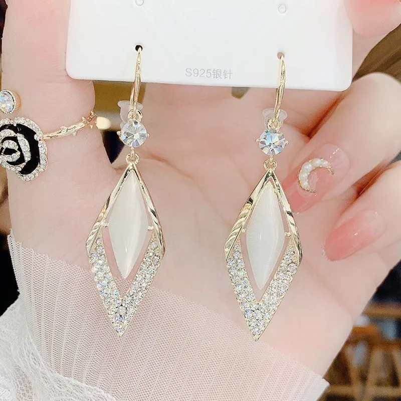 Opaline Diamond Earrings for Women