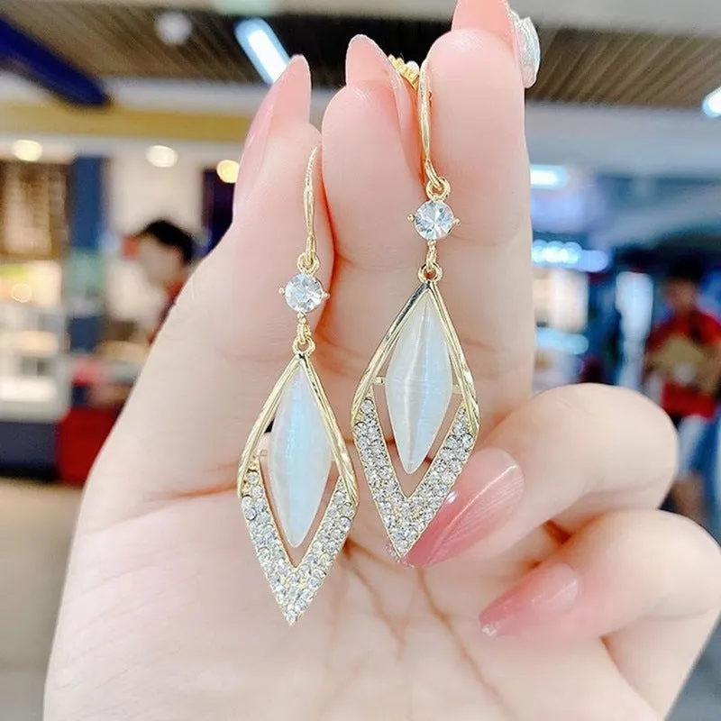 Opaline Diamond Earrings for Women