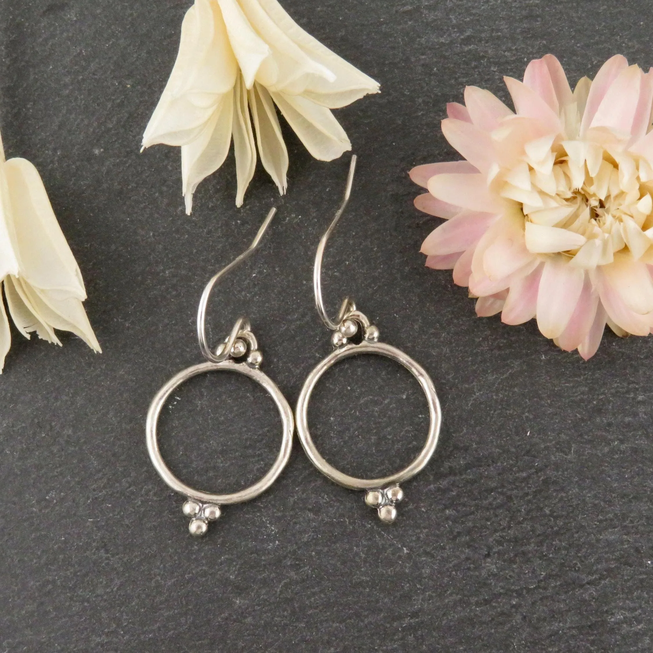 Open Circle Earrings