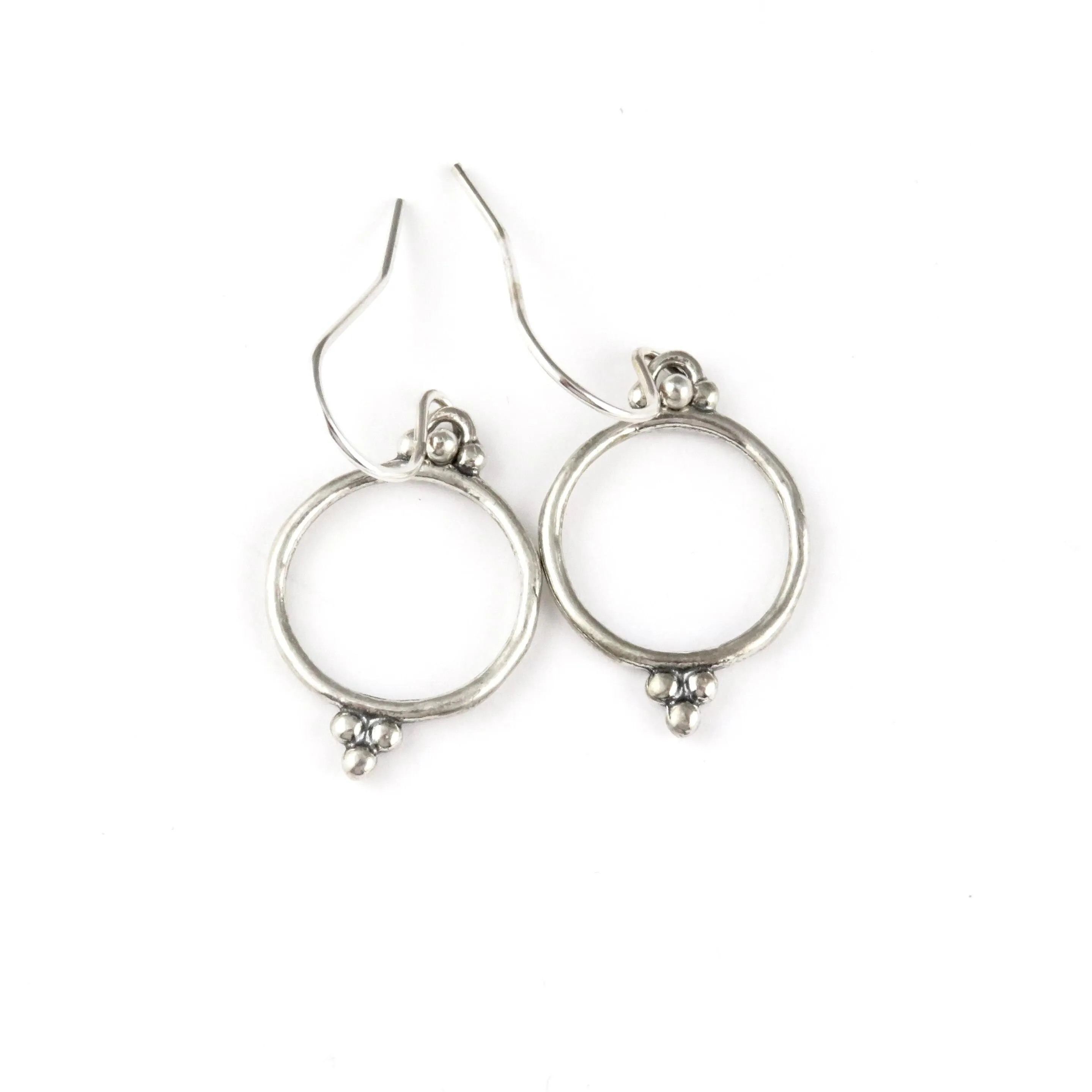 Open Circle Earrings