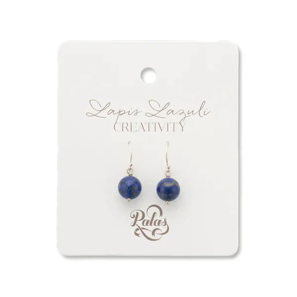 Palas Jewellery - Lapis Lazuli Healing Gem Earrings