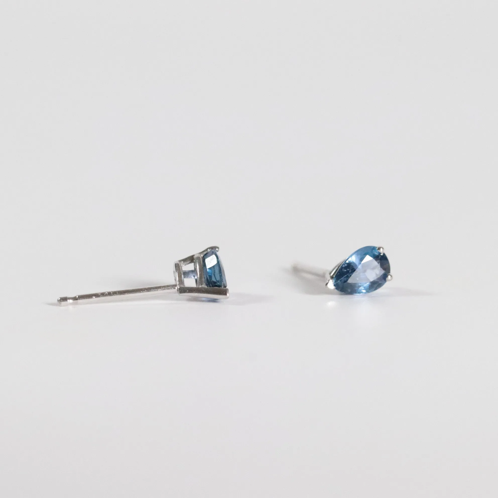 Pear Shape Yogo Sapphire Earrings