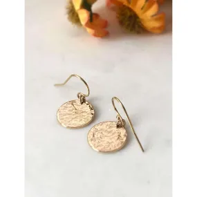 Personalised Hammered Earrings