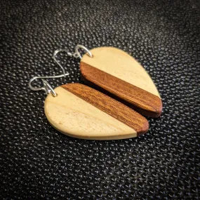 Poplar Heart Dangle Earrings