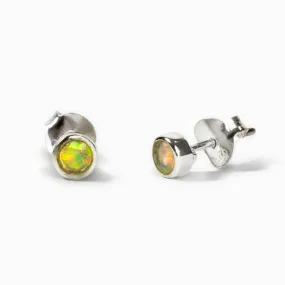 Precious Opal Stud Earrings