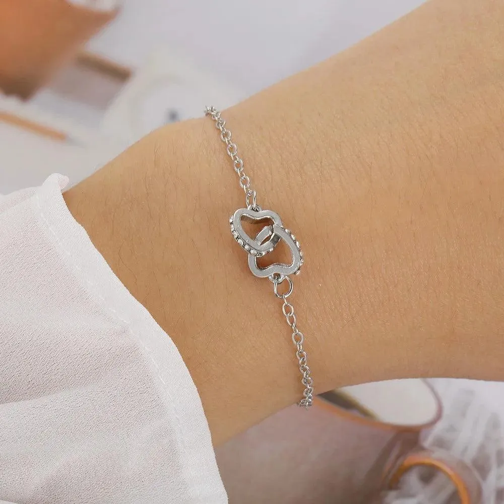 Radiant Heart Chain Bracelet: Y2K Zircon Women's Fashion Jewelry